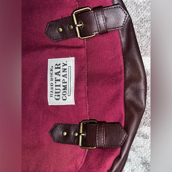 Hard Rock burgundy satchel/Messenger bag✨ - Picture 8 of 17